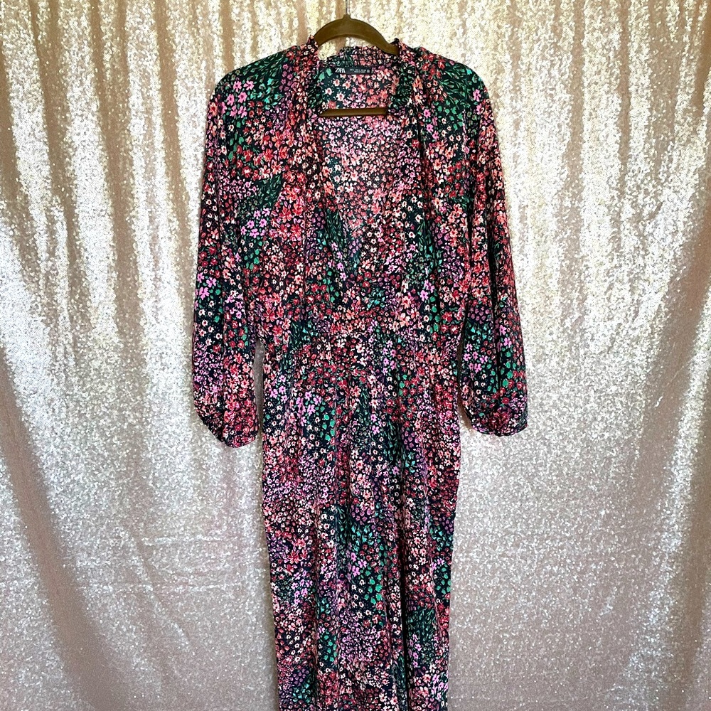 Zara womens jumpsuit sz L